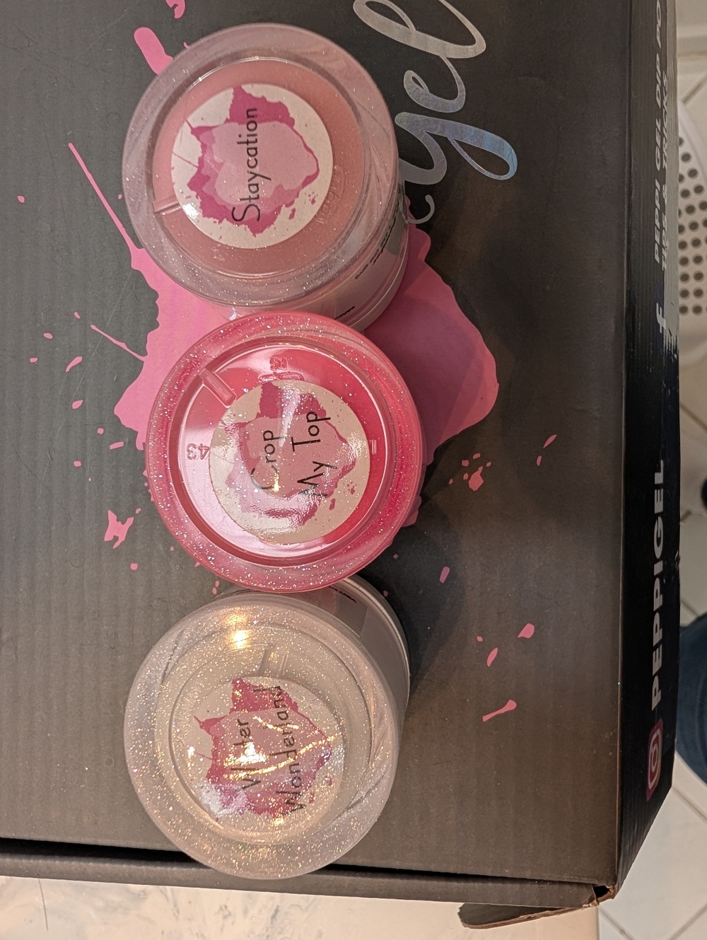 Peppi gel Dip Powder Kit With 3 Gel Powder Colors - Picture 3 of 6